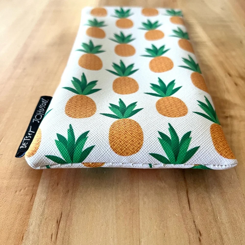 Betsy Johnson Pineapple Print Pouch